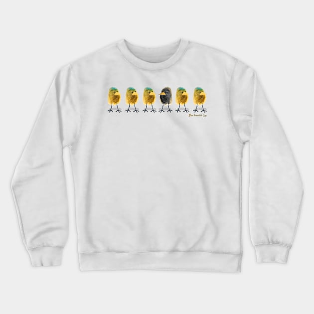 Two Scrambled Eggs - Different Crewneck Sweatshirt by Kartoon